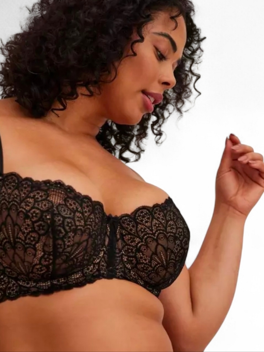 NWOT TORRID Lace Unlined Balconette Bra - 42B